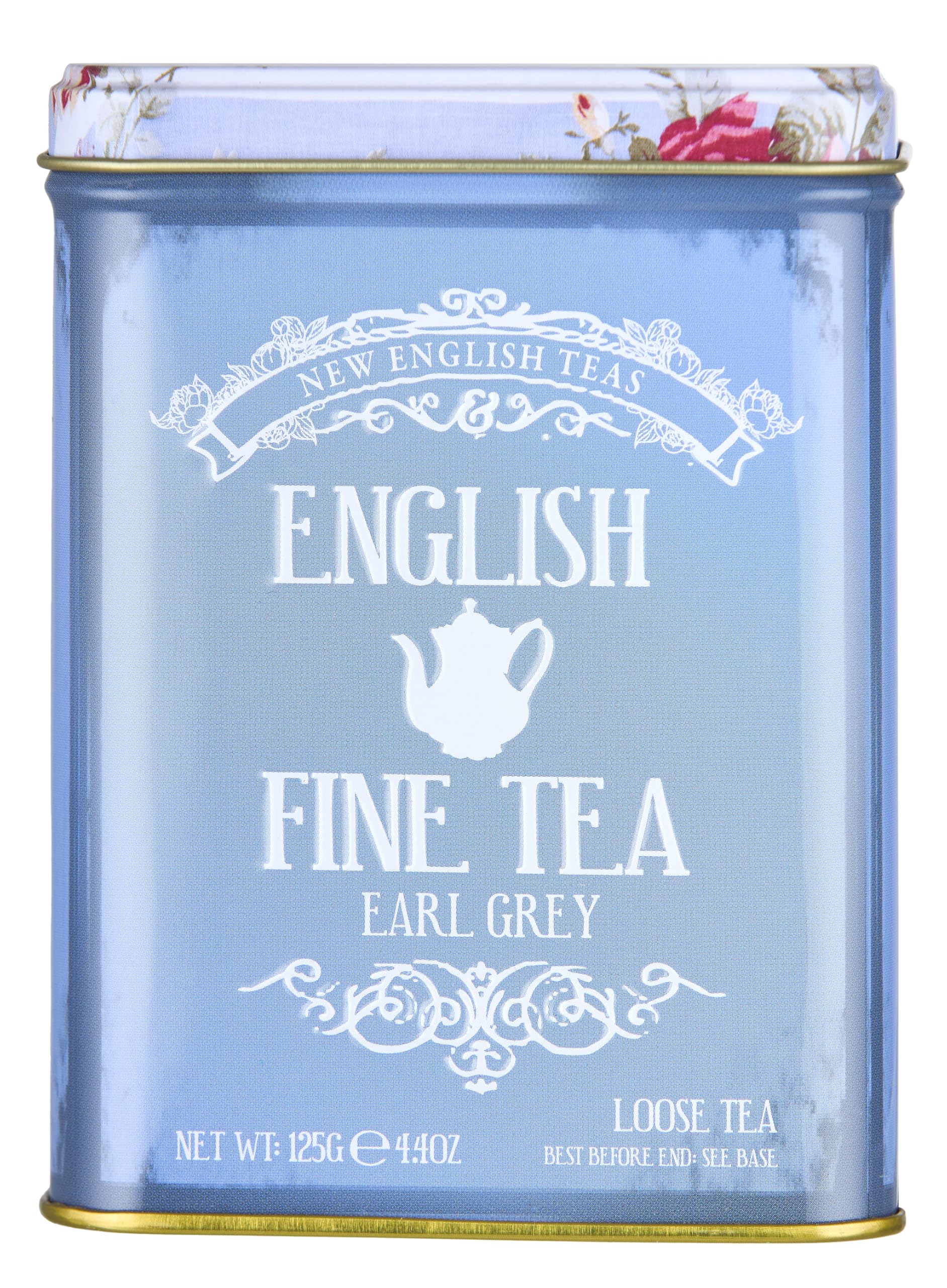 New English Teas Vintage Floral Earl Grey Tin