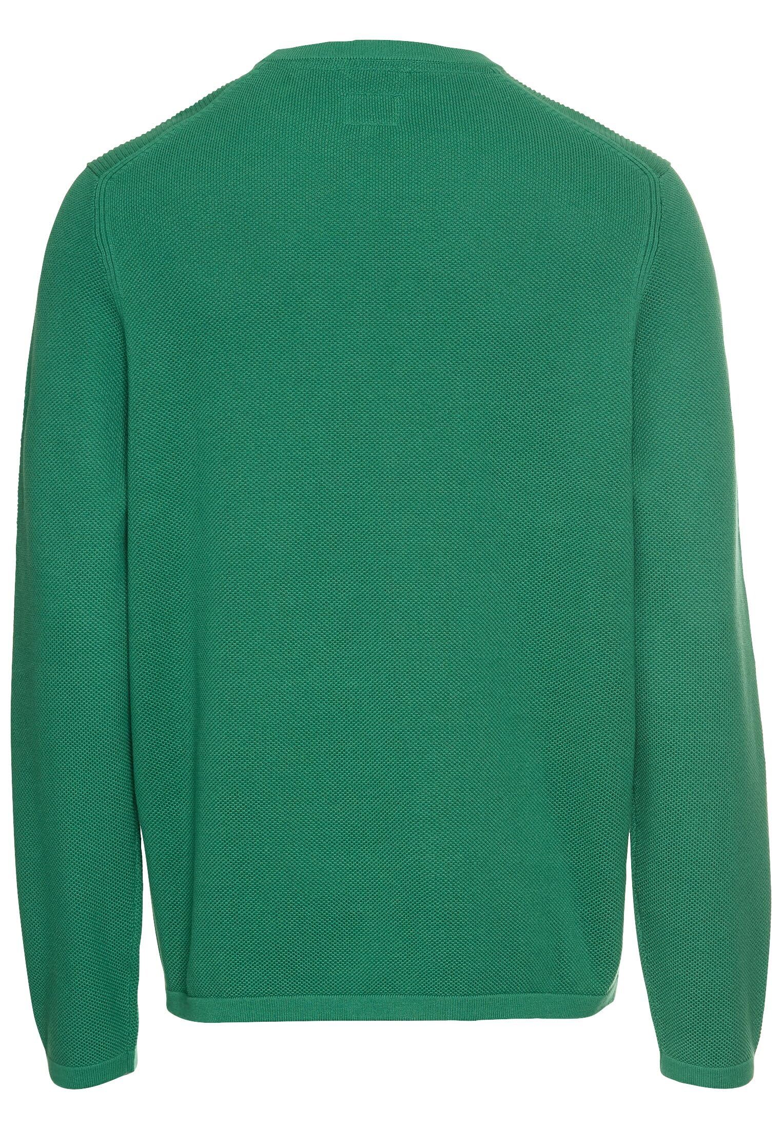 camel active Herren Pullover aus Reiner Baumwolle Tannengrün – Bild 7