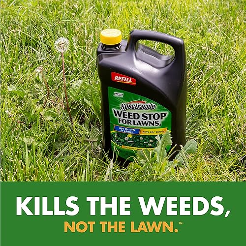 Miniatura 3 de Spectracide Tope de maleza para césped de 1.33 galones, mata más de 200 tipos de maleza, repuesto de pulverizador AccuShot, paquete de 4