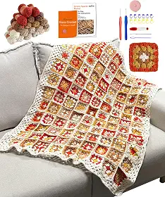 Kitcroet Kit de tricô para iniciantes, kit completo de tricô para iniciantes, incluindo conjunto de agulhas de tricô