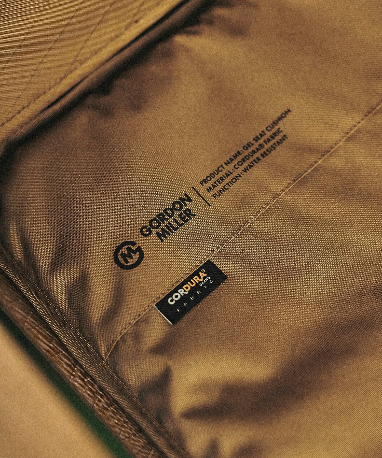 GORDON MILLER Cordura Gel Seat Cushion GM506 Gordon Miller Coyote 