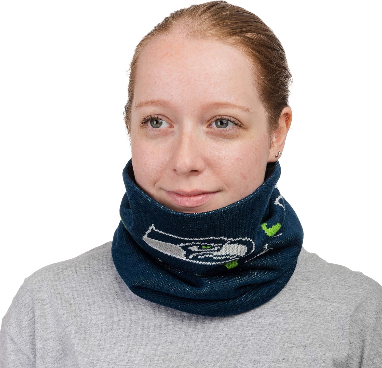 FOCO NFL unisex-adult Nfl Team Logo Neck Gaiter Multiuse