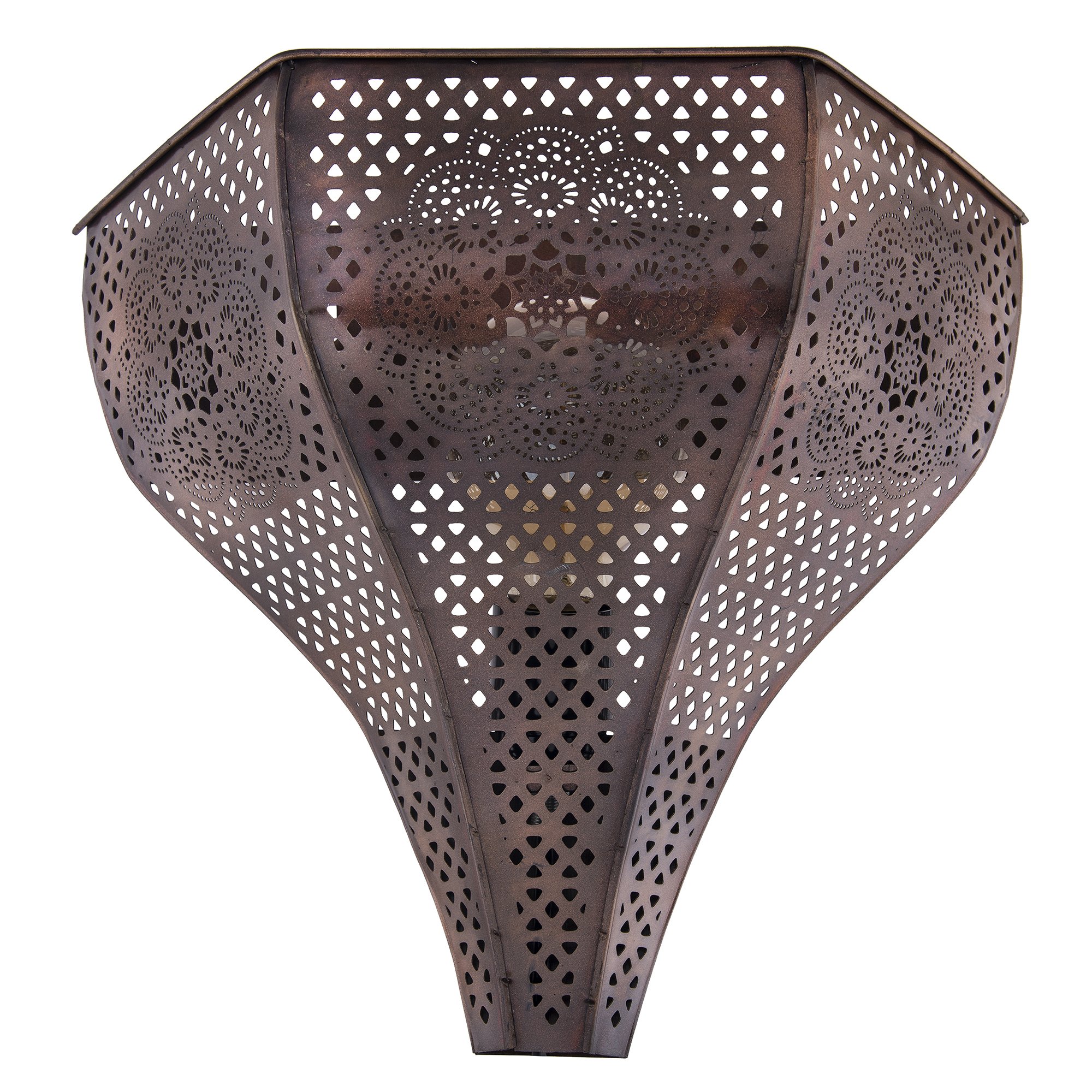 工芸品 Moroocan Wall Lump Homesake 40 watts Vintage Moroccan Wall Lamp, (Antique