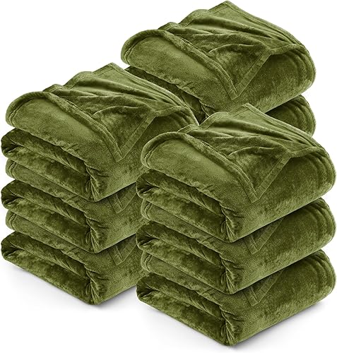 Vista 35 de Utopia Bedding - Manta de vellón de lujo, mullida, antiestática; manta de suave microfibra de 8.8 oz/yd² (300 g/m²) para cama; tamaño matrimonial