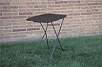 Vista 2 de COSCO Mesa de actividades plegable personal multiusos, altura ajustable, 2 unidades, color negro