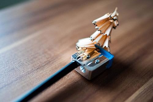 Miniatura 6 de KUM AZ105.72.19-M - Afilador Longcone "Meisterwerk", bolsa de neopreno, 2 cuchillas de repuesto, 1 pieza