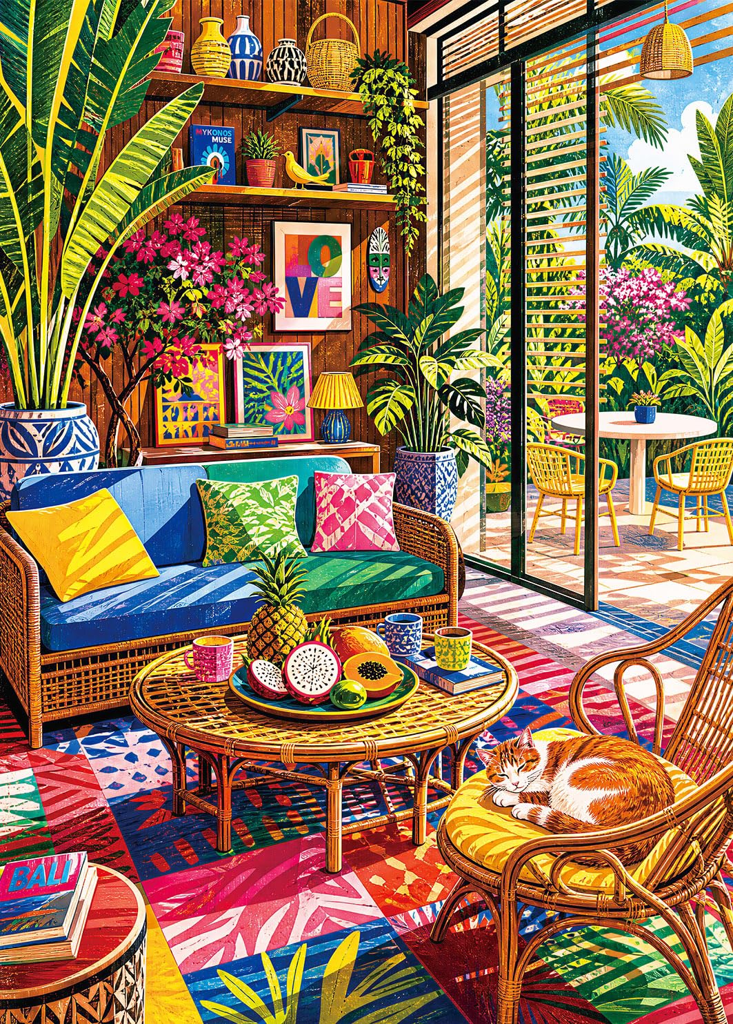 Puzzles 1000 Pieces for Adults-Beautiful Room