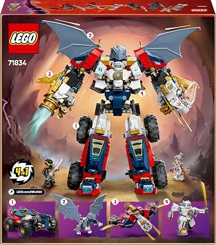 LEGO NINJAGO Zane’in Ultra Kombo Mech’i 71834