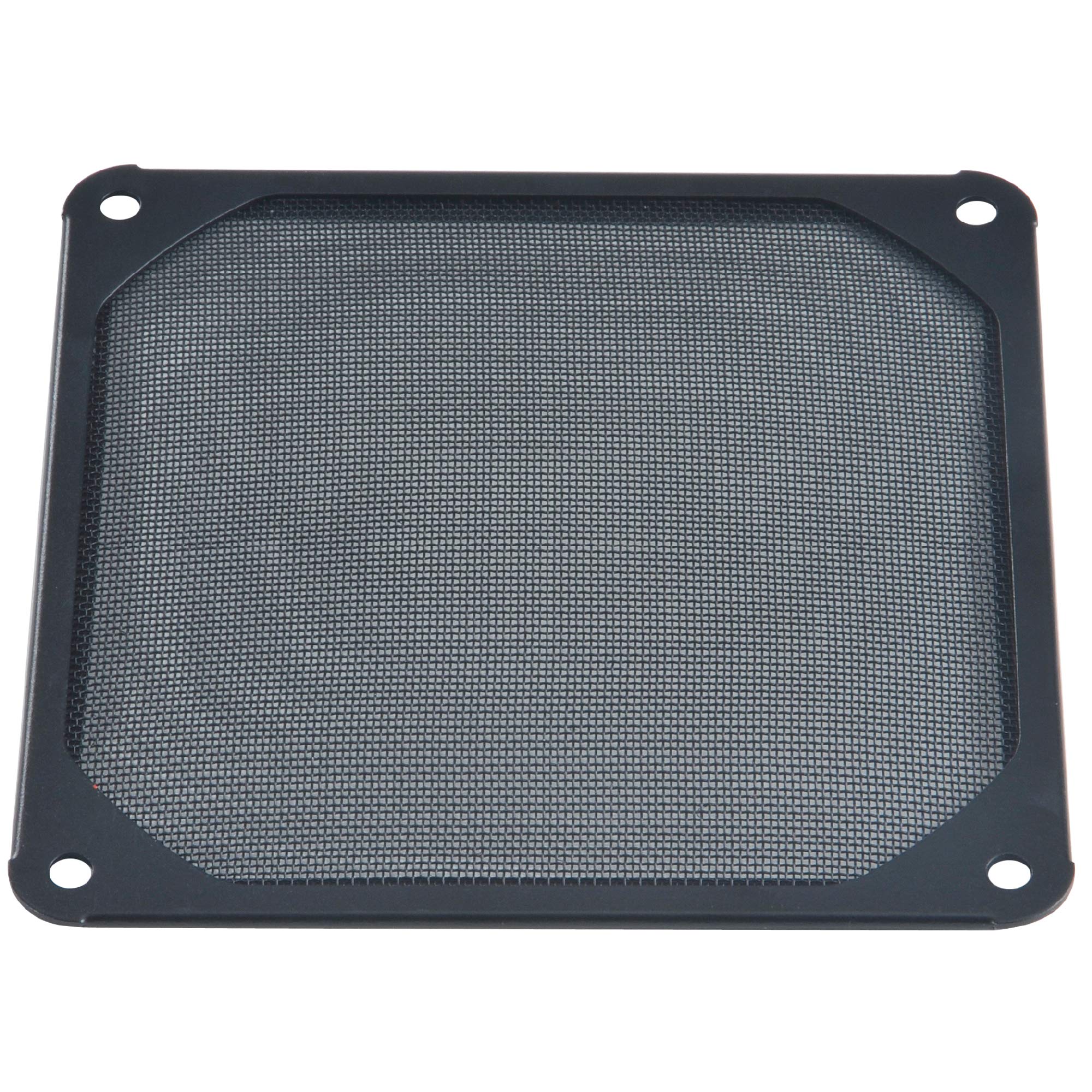 Akasa Aluminium Fan Filter | Computer Cooler Fan Dust Filter | Case Cover | Dustproof | Fine Mesh Grill | Black | 80mm | GRM80-AL01-BK