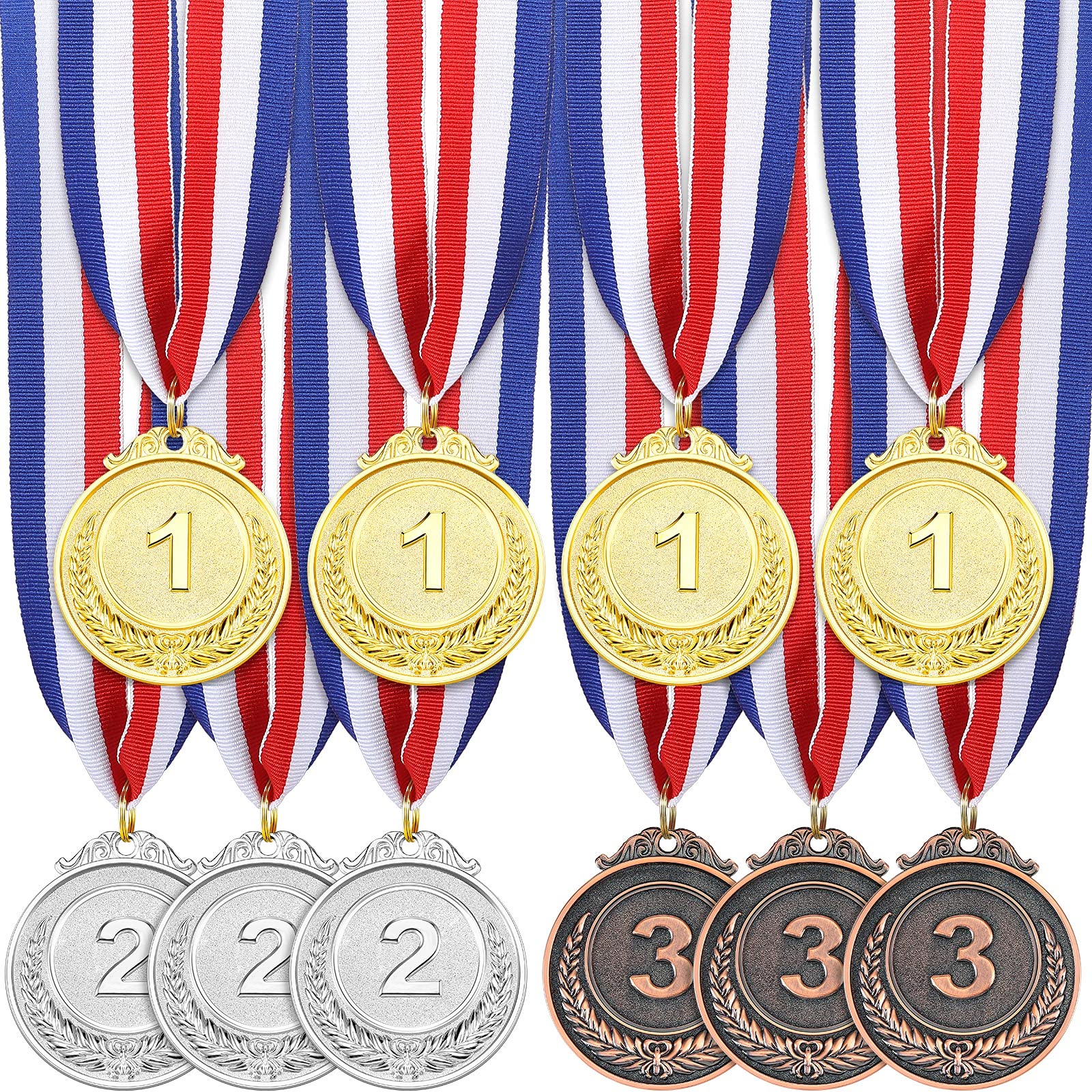 Buy Gold Silver Bronze Award Medals Olympic Style Winner Award Medals