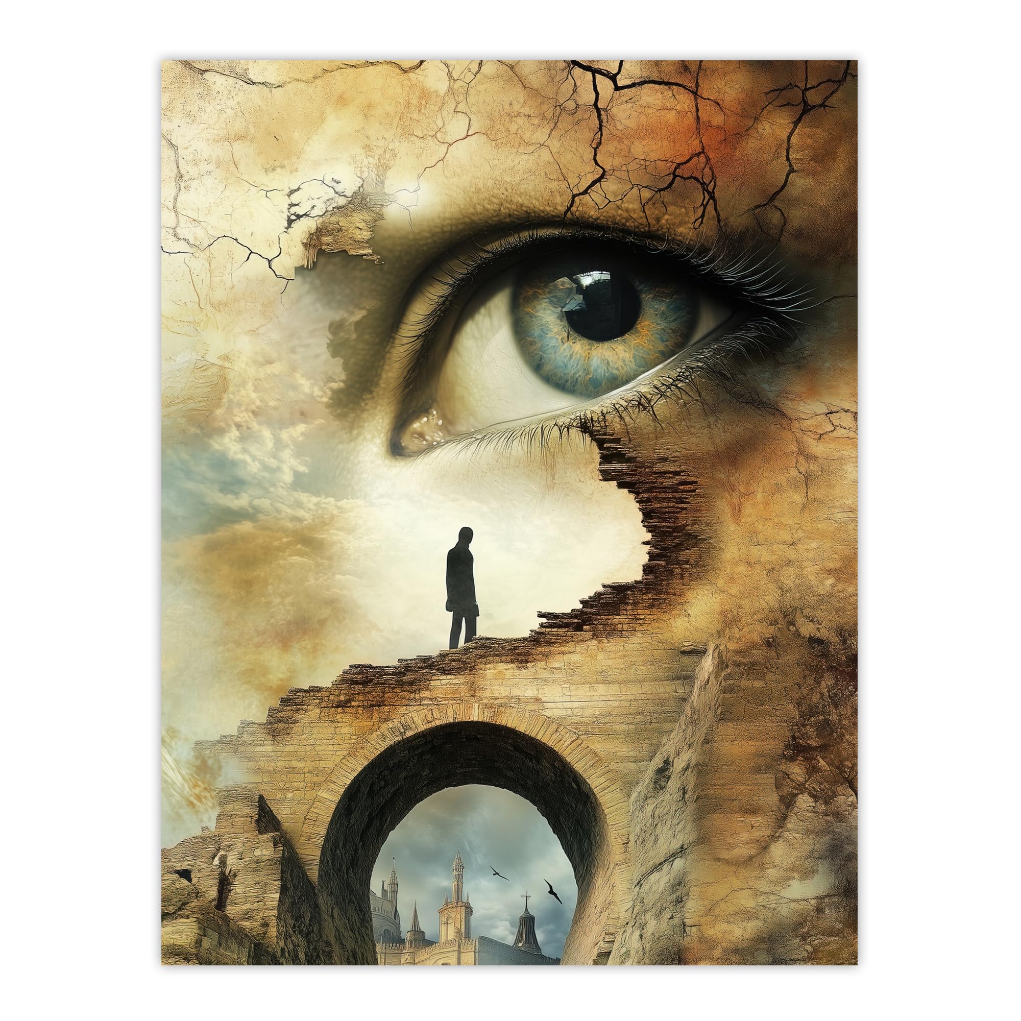 Artery8 Lost in a Dream Surrealism Conceptual Art Living Room Extra Large XL Wall Art Poster Print