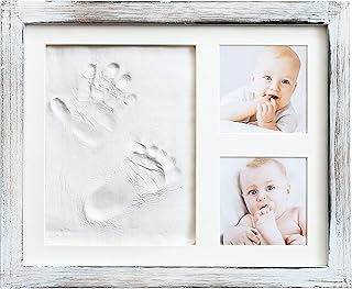 MAINEVENT Baby Footprint Kit and Handprint Kit, 3 Month Old Baby Must Have, New Baby Hand Foot Print Kit Baby Keepsake Gift Baby Feet Print Baby Frame Baby Hand Footprint Frame Baby Handprint Kit