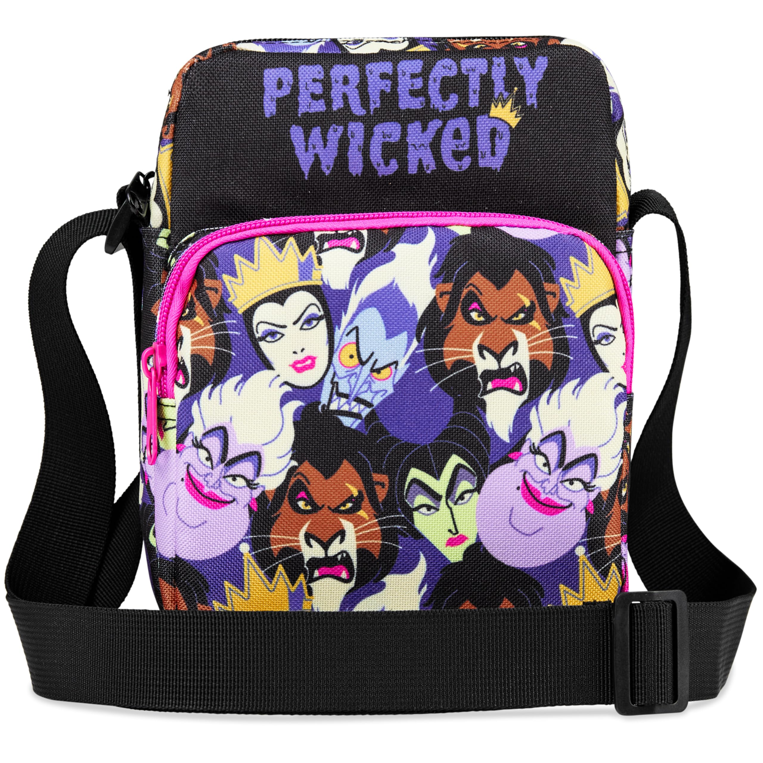 Disney Stitch Sac Bandoulière Fille et Ado Sac à Main avec Sangle Réglable Shopping Sorties et Vacances Cadeau Fille