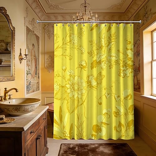 Miniatura 81 de Cortina de ducha azul marino de bosque Cortina de ducha azul oscuro de montaña y naturaleza para decoración de baño de hombres, tela impermeable con