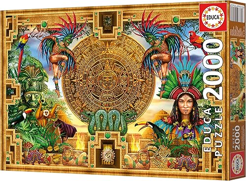 Miniatura 4 de Educa - Rompecabezas de 2000 piezas para adultos  Montago azteca maya. 14 años (19565)