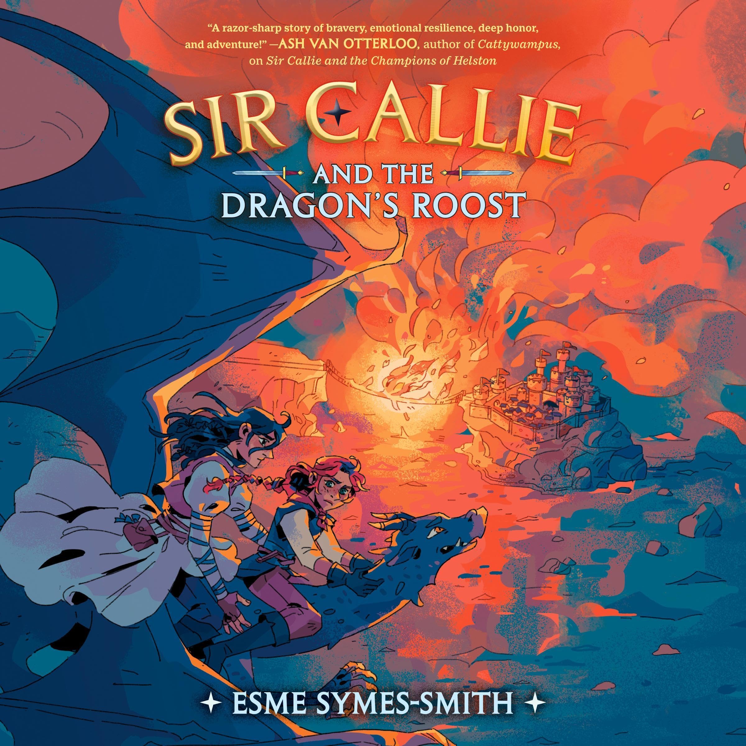 Cover art for Sir Callie and the Dragon's Roost