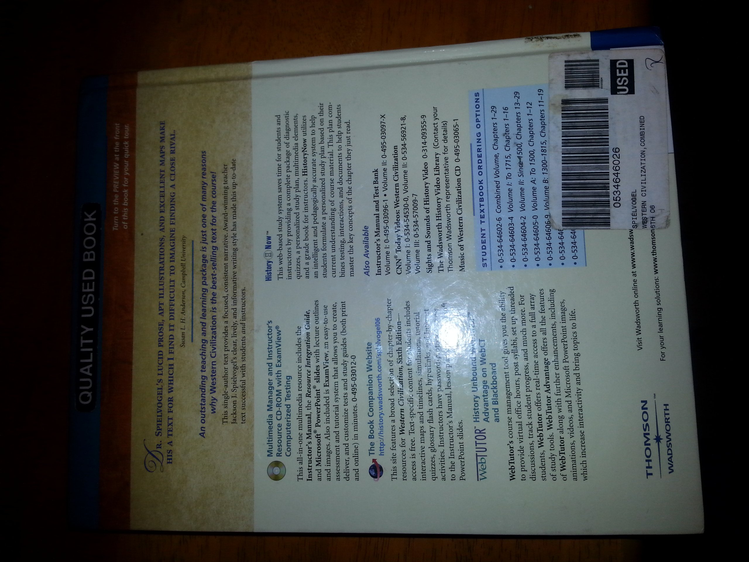 Western Civilization: Combined Volume (Available Titles CengageNOW) - Image 2