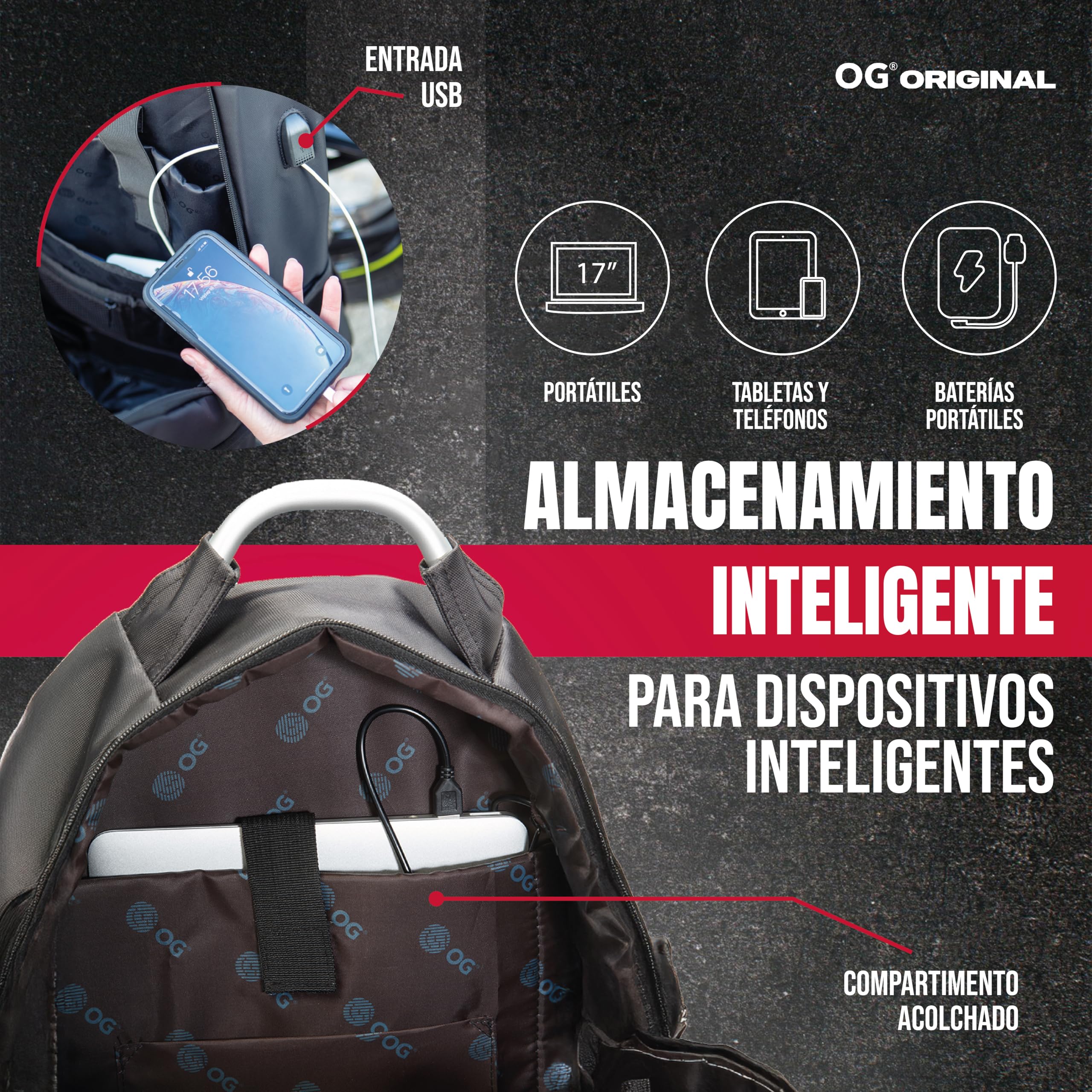 GetAway Mochila para Moto Impermeable de Carcasa Rígida 2 Cascos 35-45L | Mochila ampliable de con compartimento para portátil, sistema antirrobo, correa para casco y detalles reflectantes.