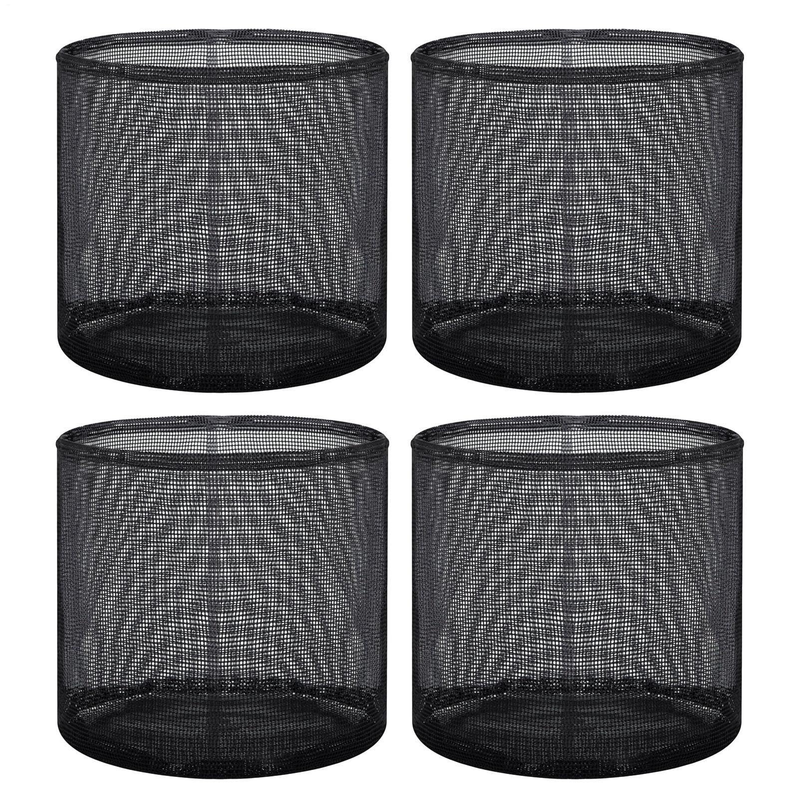 Macetas de tela para plantas acuáticas set de 4 contenedores plegables de malla para cultivo en estanques