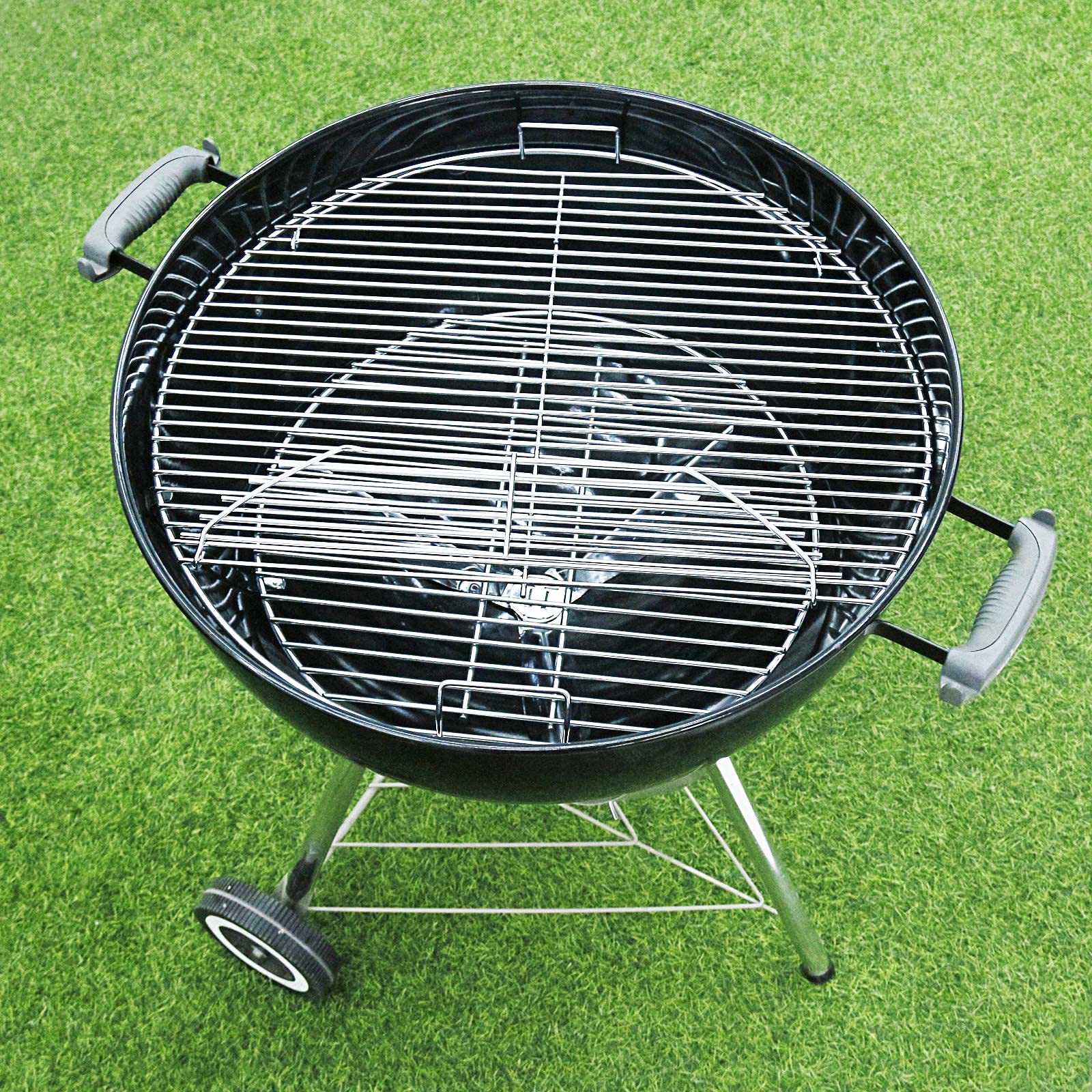 8835 54,6CM Rund Grillrost für Weber 57CM Holzkohlegrills,Abnehmbarer Grillrost Ersatz für Weber