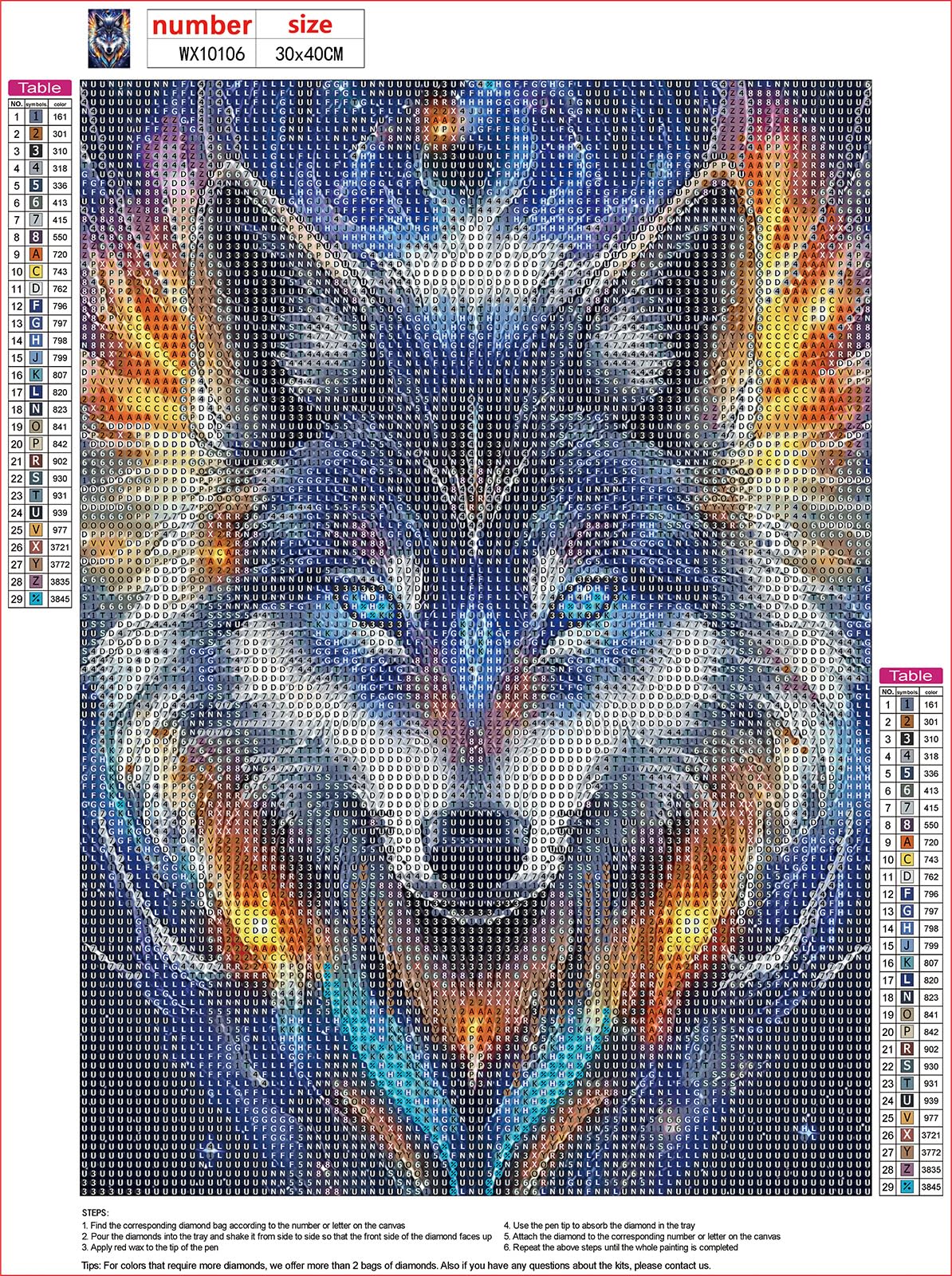 Amazon.com: MXJSUA DIY Wolf Diamond Painting Kits for Adults