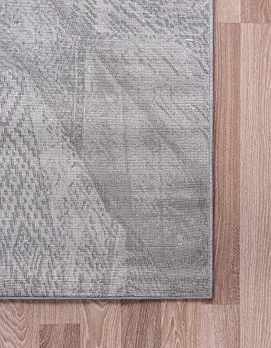 Miniatura 9 de Rugs.com Alfombra de la colección Monte Carlo, alfombra mediana de 9 x 12 pies, color gris oscuro, perfecta para salas de estar, comedores grandes y