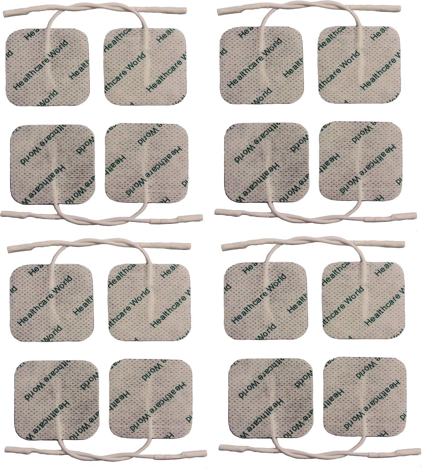16 Square 4x4cm Tens Electrode Pads Tens Pads for TPN Tenscare