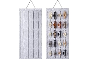 Large Hair Claw Clip Organizer: Wall-Mounted Storage Solution for Women