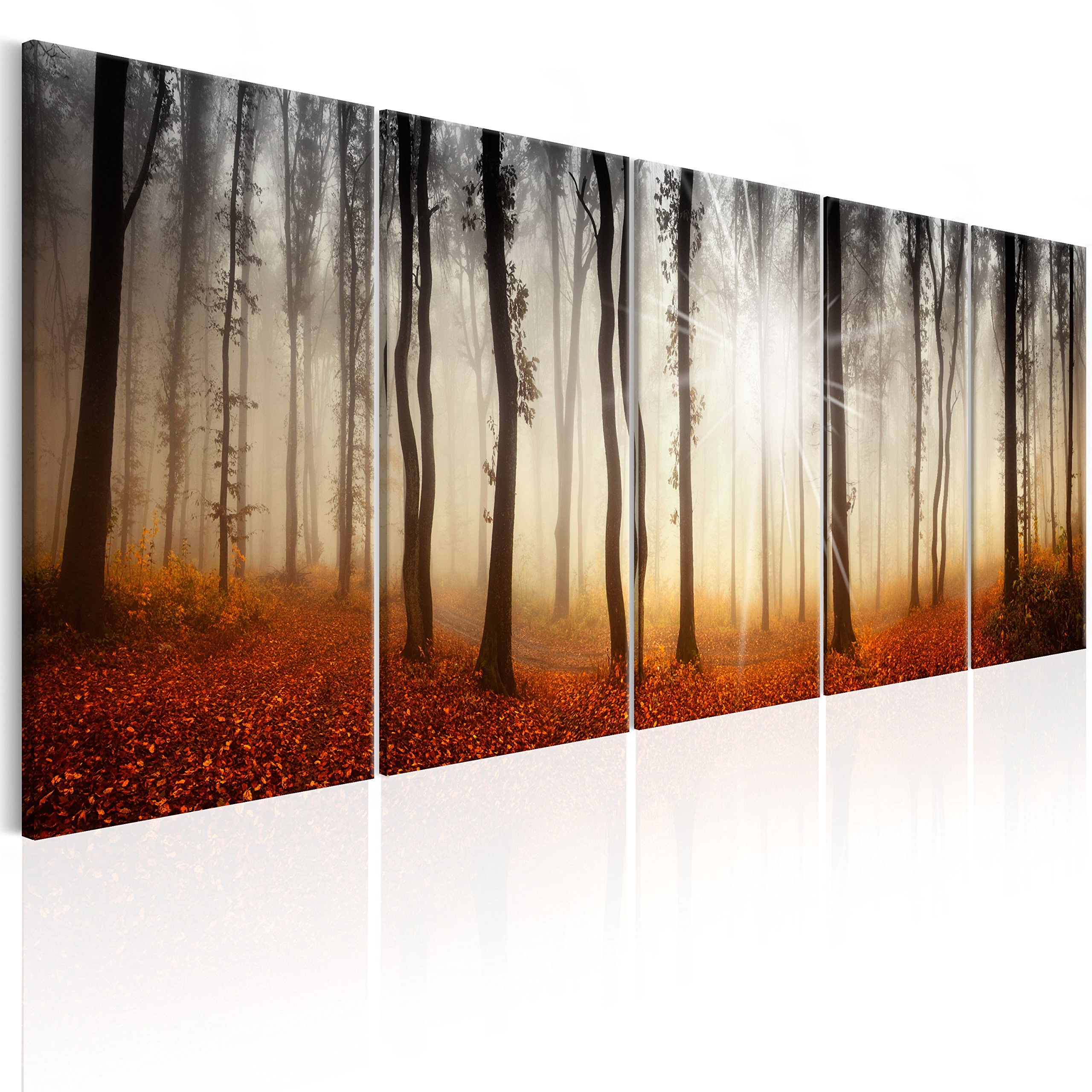 murando Cuadro Acústico Bosque 200x80 cm espuma acústica absorbe el sonido