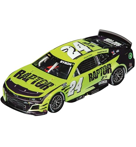 Image of Carrera Evolution 20025248 NASCAR Darlington Showdown Analog Electric 1:32 Scale Slot Car Racing Track Set - Includes Two 1:32 Scale Cars & Two Dual-Speed Controllers Ages 8+