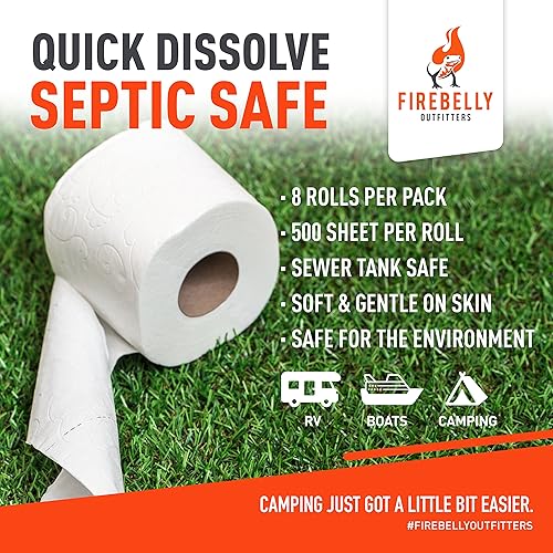 RV Toilet Paper, Septic Tank SafeMADE IN THE USA 8