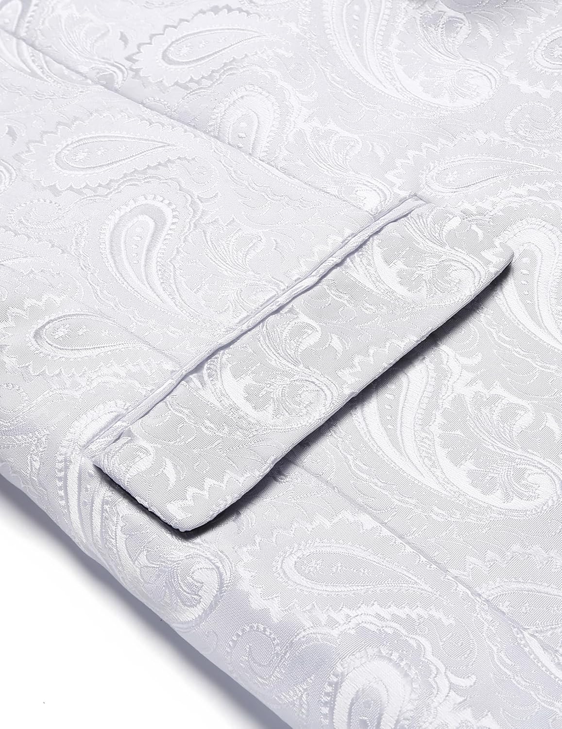 COOFANDY Mens Floral Tuxedo Jacket Paisley Shawl Lapel Suit Blazer Jacket for Dinner,Prom,Wedding - Image 5