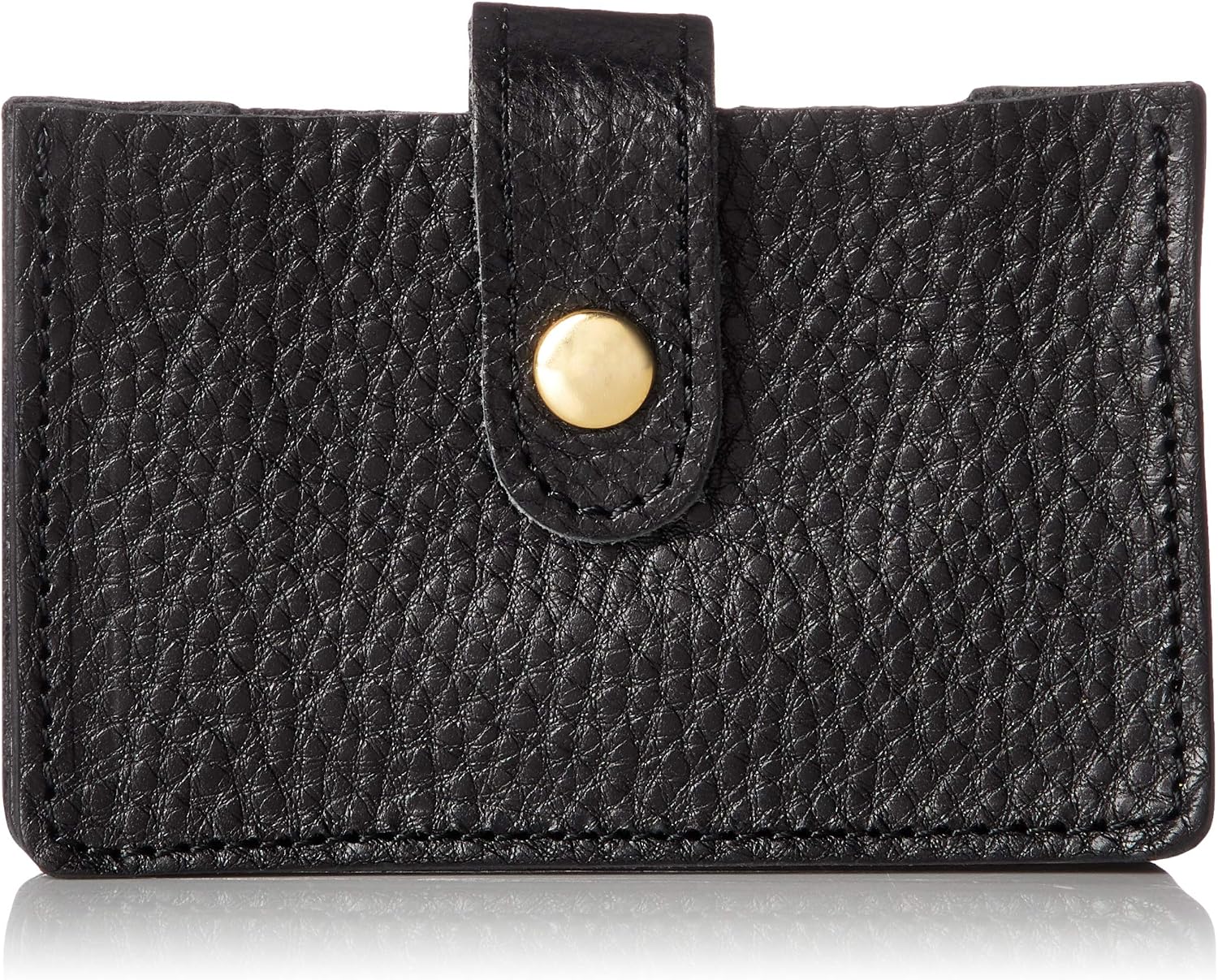 Perche(ペルケ) Women's Italian Cowhide Leather Case Business Card Holder Made in Japan