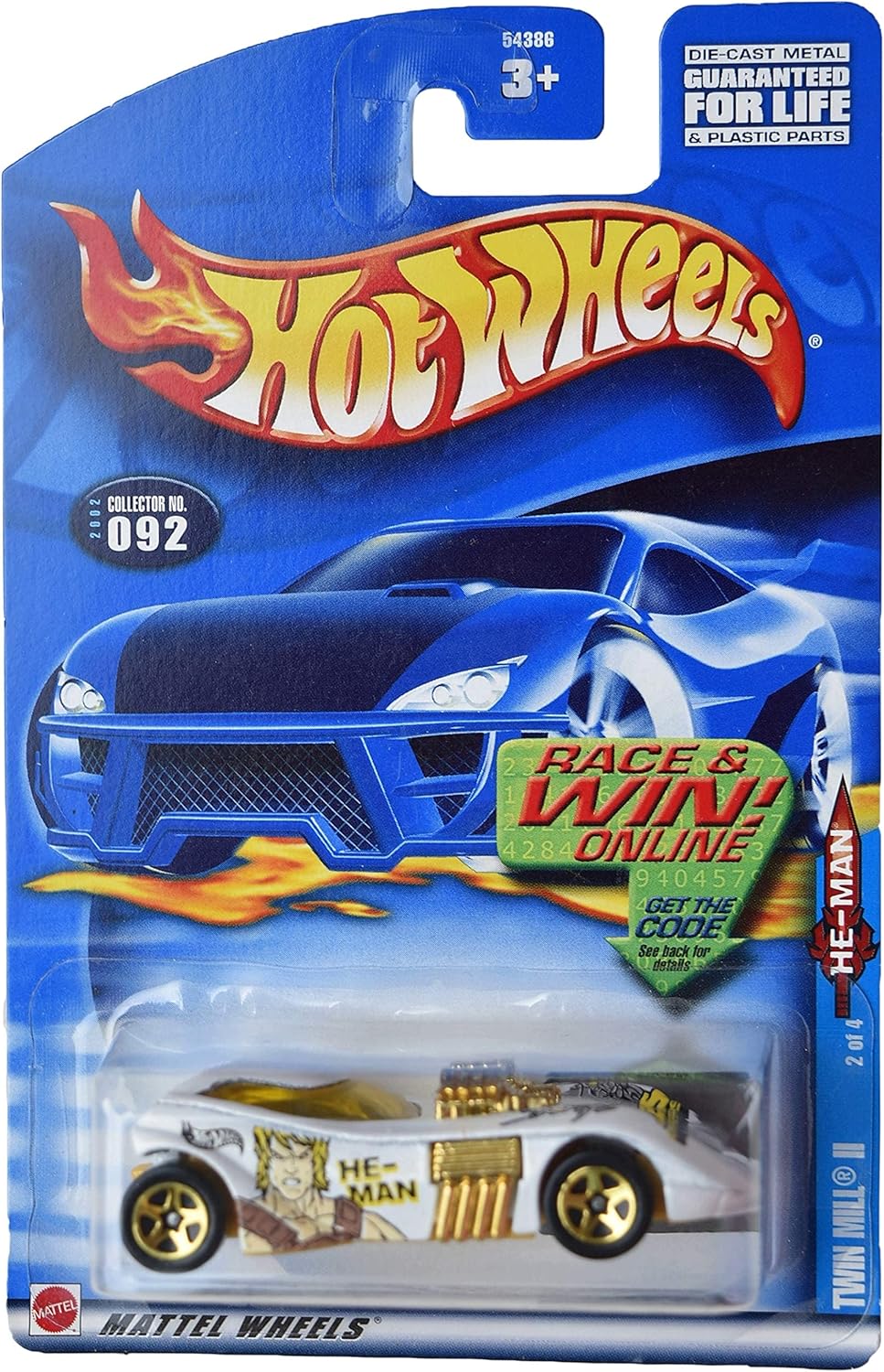 Hot Wheels Twin Mill II, [White] He Man 2 of 4#92