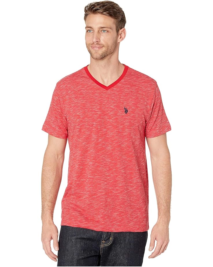 U.S. POLO ASSN. Space Dyed V-Neck T-Shirt - Main View