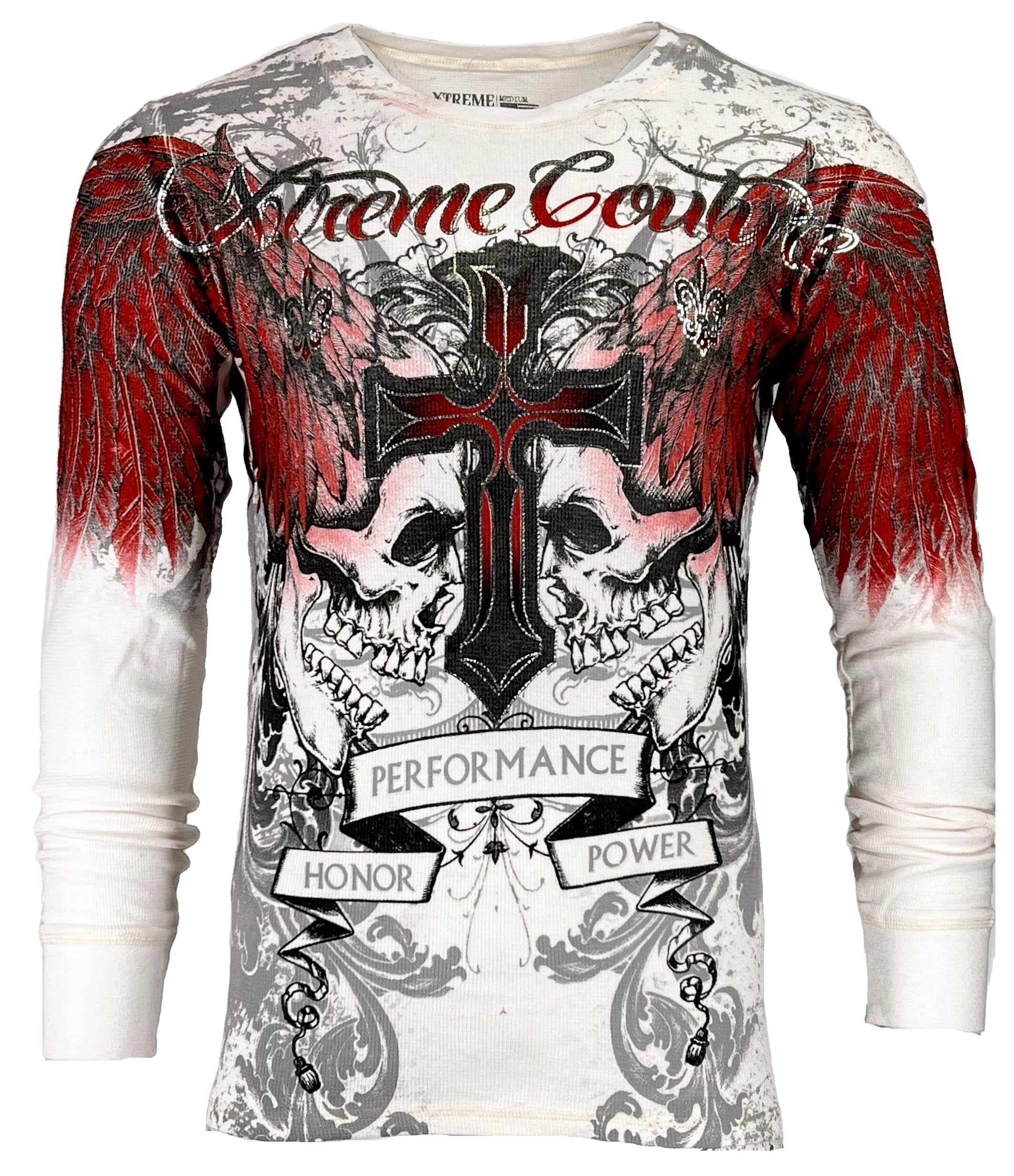 by Affliction Men's Thermal Shirt Carnivore