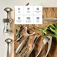 Vista 2 de Public Goods Juego de herramientas de cocina Juego de utensilios de cocina de 6 piezas Incluye pelador en Y, pelador, abridor de botellas