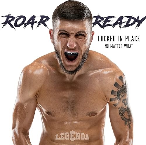 Miniatura 6 de Legenda Protector bucal de boxeo, artes marciales para boxeo, artes marciales, artes marciales, muay thai, BJJ, karate, kickboxing, talla única con