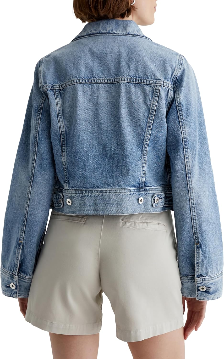 Isa Cropped Trucker Jacket - Image 7