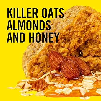 Dave's Killer Bread Oat-Rageous Honey Almond Organic Snack Bars, 12 Individually Wrapped Snack Bars (Pack of 1)