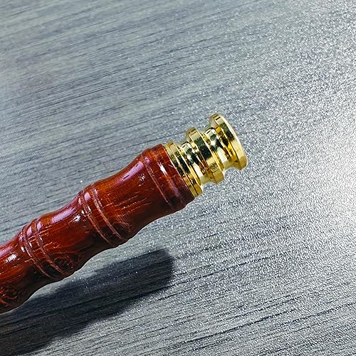 Miniatura 4 de Soporte de cigarrillos de madera con cabeza de metal hecha a mano de madera natural extraíble fácil limpieza filtro de cigarrillos