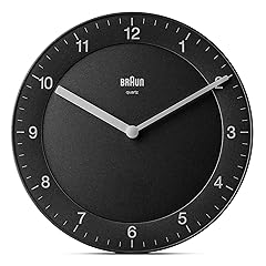 Braun Classic Analogue Wall Clock with Quiet Quartz Movement, Easy to Read, 20 cm Diameter in item