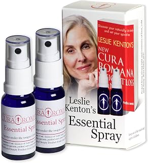 Leslie Kenton's Cura Romana Essential Spray for Natural, Safe, No-Hunger Weight Loss, Internal Cleansing, and Radiant Health. This Product is the Celebrated Companion For Use With Leslie Kenton's New Cura Romana Weightloss Plan Book.