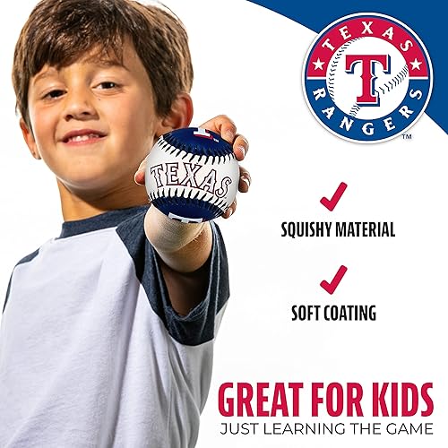 Vista 133 de Franklin Sports MLB Team Soft Baseballs - Team Logo - Fan Shop Toy Baseball for Kids - Decoration for Desks and Office