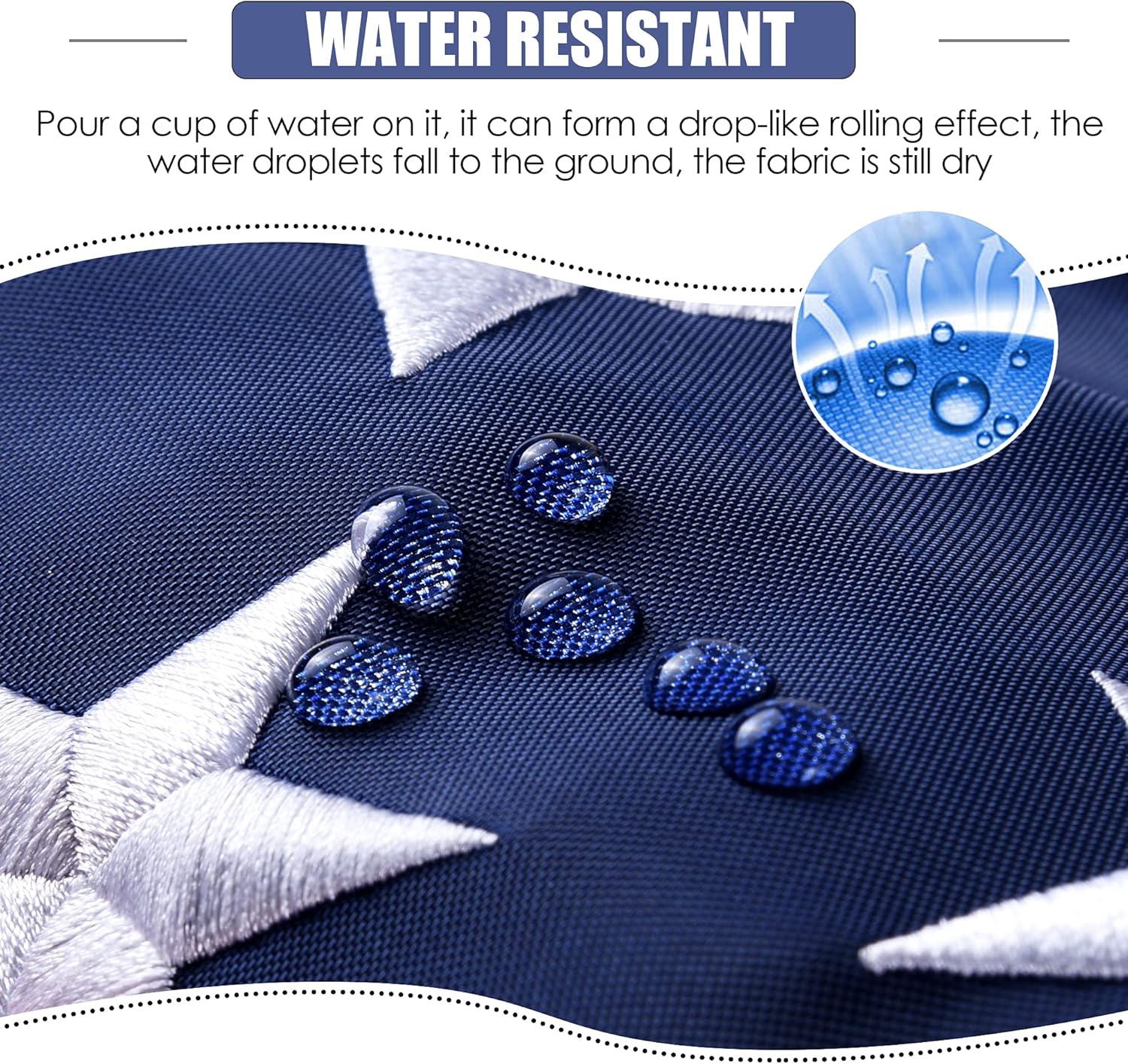 American Flags for Outside 5x8, US Flag Outdoor, Embroidered Stars, Brass Grommets - Image 6