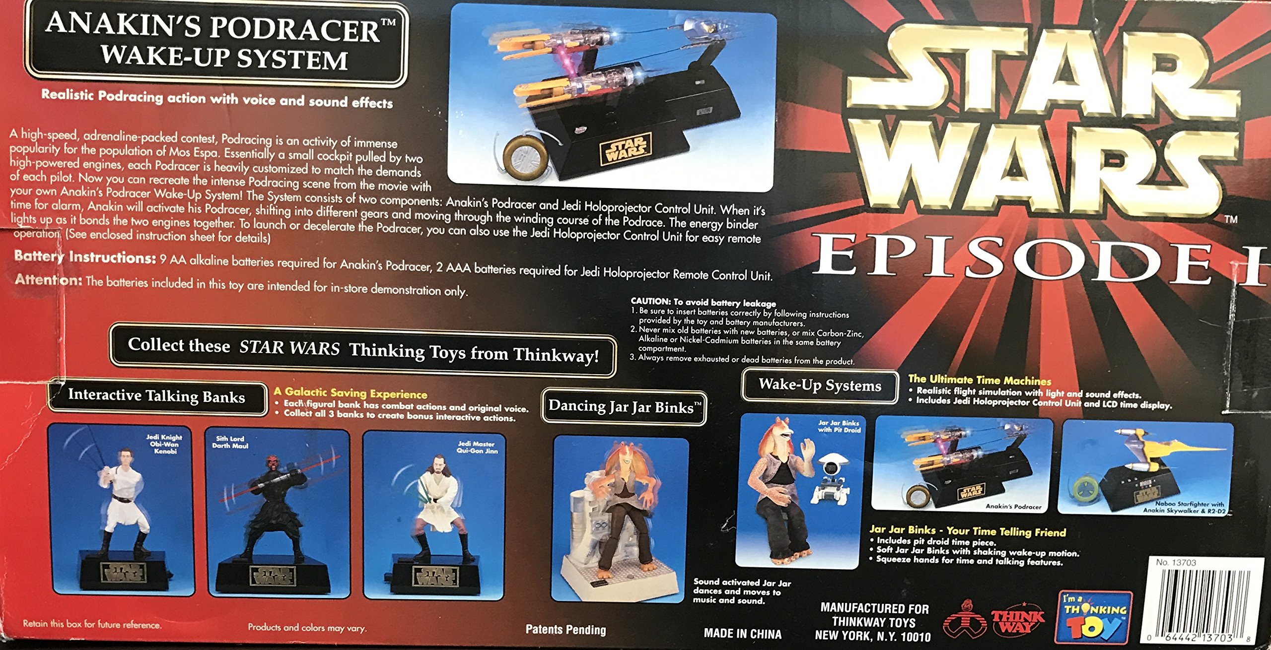 Pod Racer Alarm Clock Anakin Skywalker Podracer Alarm Clock