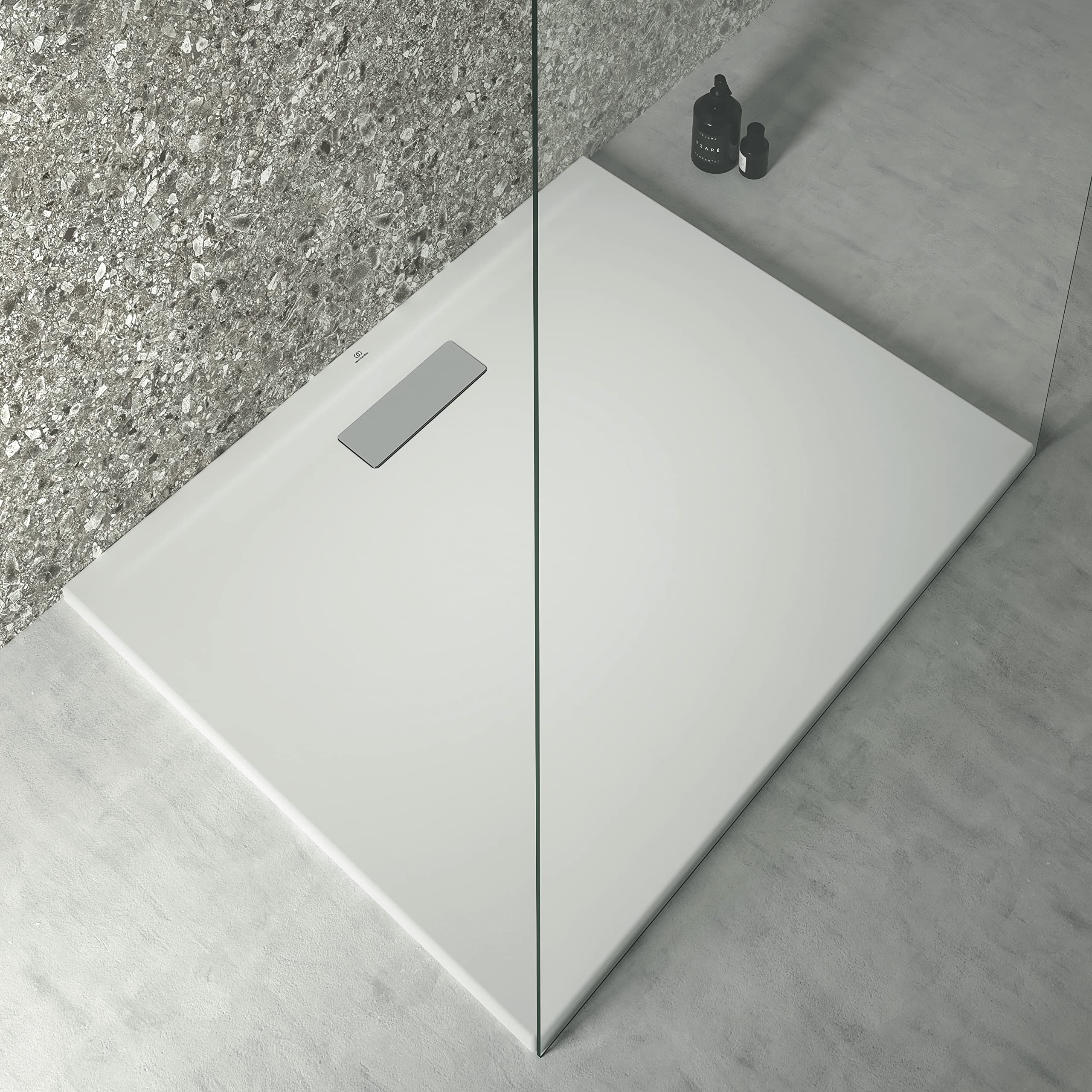 Ideal Standard - Ultra Flat New, desagüe inspeccionable para platos de ducha, rectangular, tapa de ABS, cromado