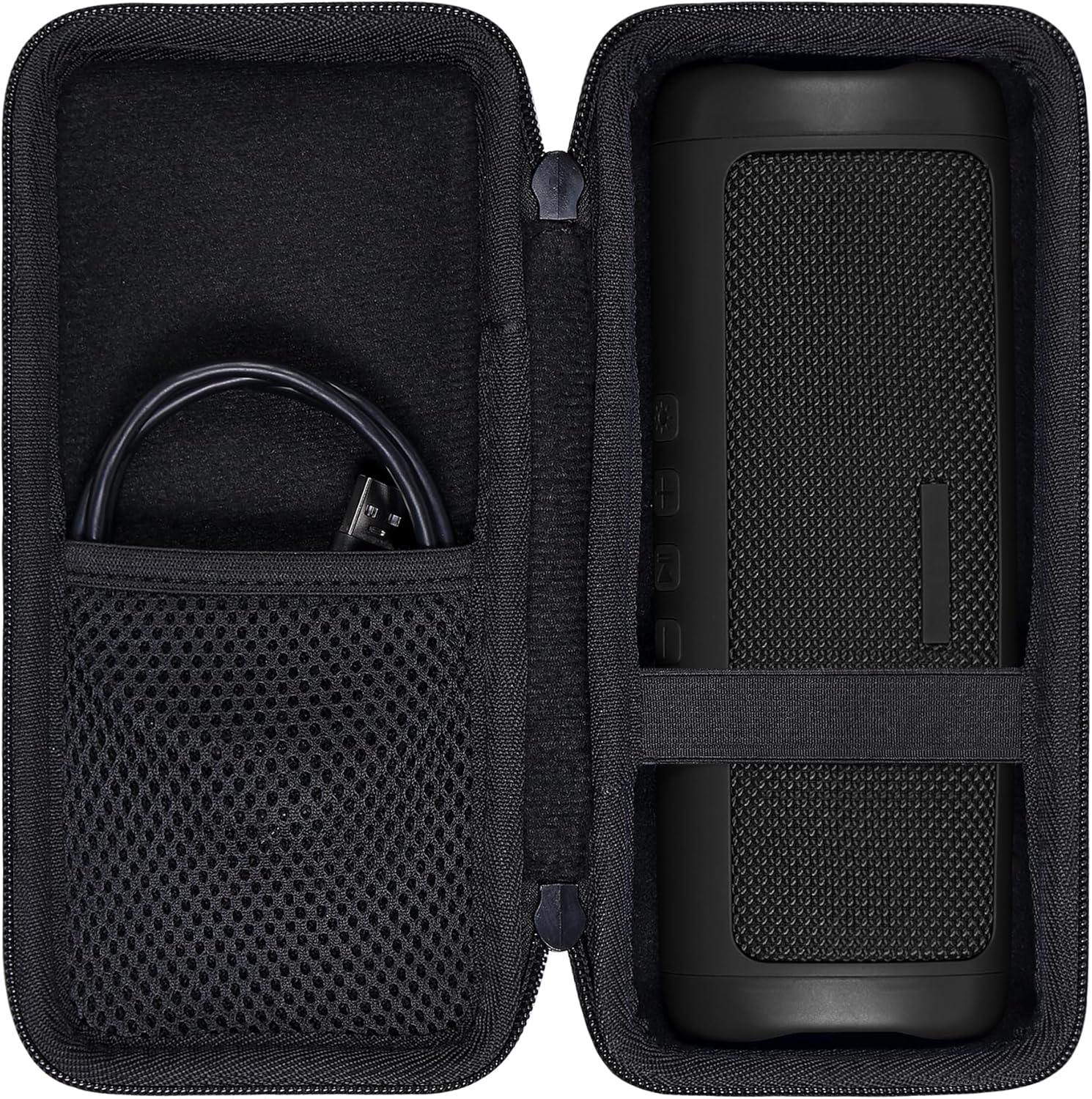 co2CREA Hard Case Replacement for BolaButty X-GO C27C Bluetooth Speaker IPX5 Waterproof Speaker (Black)