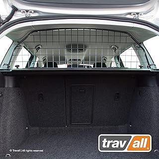 Travall Guard Grilles Pare-Chien Compatible avec Skoda Octavia Break (2004-2013) Scout (2007-2012) TDG1234 - Grille de Separation avec Revêtement en Poudre de Nylon