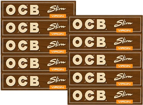 OCB - Virgin Slim Rolling Papers - 10 Pack